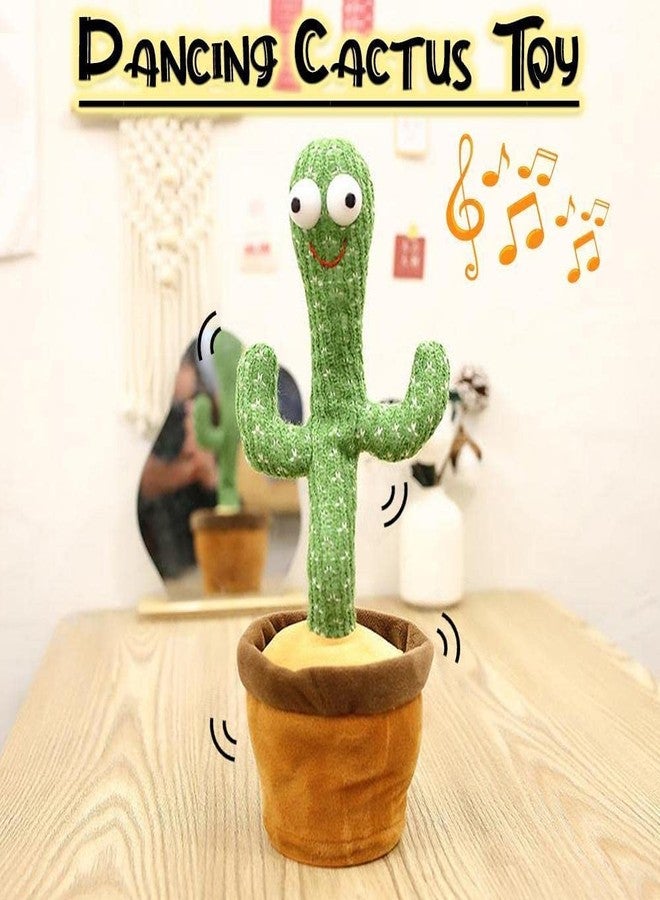 53 ARTS Cactus Dancing Cactus Talking Toy, Cactus Plush Toy, Wriggle & Singing Recording Repeat What You Say Funny Education Toys for Babies Children Playing, Home Decorate - Image 4